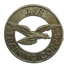 Air Training Corps White Metal Cap Badge