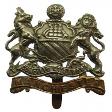 Manchester Regiment Coat of Arms Cap Badge