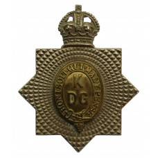 1st King's Dragoon Guards Bi-Metal Cap Badge