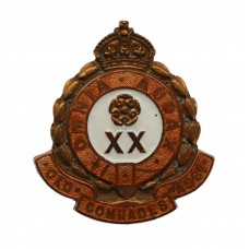 Lancashire Fusiliers Old Comrades Association Enamelled Lapel Bad