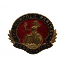 The Norfolk Regiment Old Comrades Association Enamelled Lapel Badge 