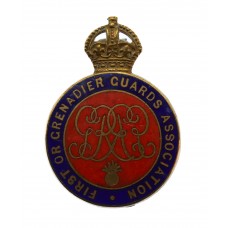 Grenadier Guards Old Comrades Association Enamelled Lapel Badge - King's Crown