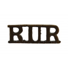 Royal Ulster Rifles (R.U.R.) Shoulder Title