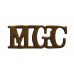 Machine Gun Corps (M.G.C.) Shoulder Title