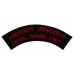 Aberdeen University Royal Naval Unit Cloth Shoulder Title