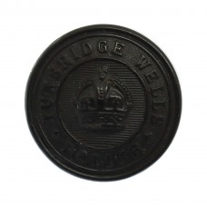 Tunbridge Wells Borough Police Black Button - King's Crown (25mm)
