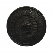 Tunbridge Wells Borough Police Black Button - King's Crown (25mm)