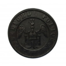 Bedford Borough Police Black Button (26mm)
