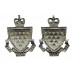 Pair of Cornwall Constabulary Collar Badges - Queen's Crown