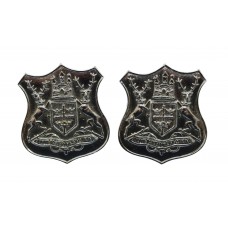 Pair of Nottingham City Police Collar Badges