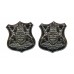 Pair of Nottingham City Police Collar Badges