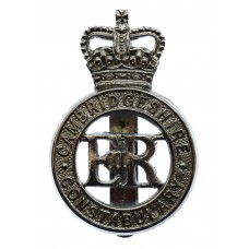 Cambridgeshire Constabulary Cap Badge - Queen's Crown