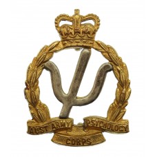 Australian Army Psychology Corps Hat Badge - Queen's Crown