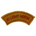 Australian 10th Light Horse (10 LIGHT HORSE) Cloth Shoulder Title