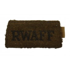 Royal West African Frontier Force (RWAFF) Cloth Slip On Shoulder Title