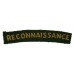 Reconnaissance Corps (RECONNAISSANCE) WW2 Cloth Shoulder Title