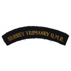 Surrey Yeomanry Queen Mary's Regiment (SURREY YEOMANRY Q.M.R.) Cl