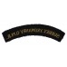 Surrey Yeomanry Queen Mary's Regiment (SURREY YEOMANRY Q.M.R.) Cloth Shoulder Title