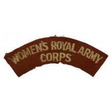 Women's Royal Army Corps (WOMEN'S ROYAL ARMY/CORPS) Cloth Shoulder Title