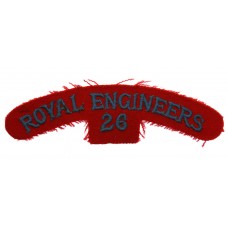 Royal Engineers (ROYAL ENGINEERS/26) Cloth Shoulder Title