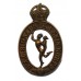 South African Corps of Signals Cap Badge - King's Crown