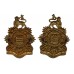 Pair of South African Administrative Service Corps Collar Badges