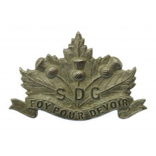 Canadian Stormont, Dundas & Glengarry Highlanders Cap Badge 