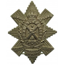 Canadian Black Watch (Royal Highland Regiment) of Canada Cap Badge - King's Crown