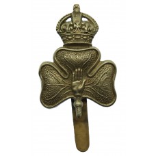 Scarce WW1 14th Bn. (Young Citizens Volunteers) Royal Irish Rifles Cap Badge