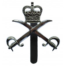 Army Physical Training Corps (A.P.T.C.) Chrome Cap Badge - Queen'