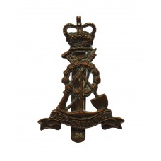 Pioneer Corps Brass Beret Badge - Queen's Crown