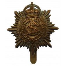 Army Service Corps (A.S.C.) WW1 Non Voided Economy Cap Badge 