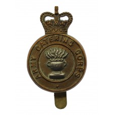 Army Catering Corps Bi-Metal Cap Badge - Queen's Crown