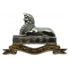 Royal Lincolnshire Regiment Anodised (Staybrite) Cap Badge