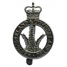 Westmoreland & Cumberland Yeomanry Anodised (Staybrite) Cap Badge
