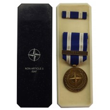 Nato Non Article 5 ISAF Medal in Box