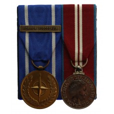 NATO Former Yugoslavia & 2012 Diamond Jubilee Medal Pair