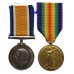 WW1 British War & Victory Medal Pair - Pte. A.R. Cannings, 10th Bn. West Yorkshire Regiment