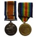 WW1 British War & Victory Casualty Medal Pair - Pte. R. Sherwood, 10th Bn. West Yorkshire Regiment - K.I.A. 23/4/17