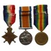 WW1 1914-15 Star Medal Trio - Cpl. P.C. Mountain, 10th Bn. West Yorkshire Regiment - Wounded 1/7/16 (Somme)