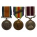 WW1 Meritorious Service Medal Group of Three - S. Sjt. P. Norton, Army Service Corps