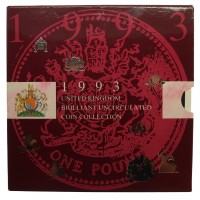 Royal Mint 1993 United Kingdom Brilliant Uncirculated Coin Set