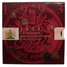 Royal Mint 1993 United Kingdom Brilliant Uncirculated Coin Set