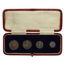 1915 George V Maundy Money Coin Set in Dated Box