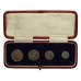 1915 George V Maundy Money Coin Set in Dated Box