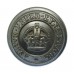 Ashton-under-Lyne Borough Police Chrome Button - King's Crown (25mm)