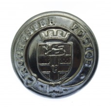 Rochester City Police Chrome Coat of Arms Button (25mm)