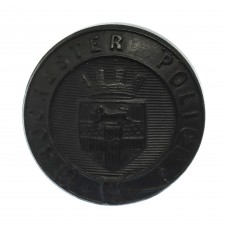 Rochester City Police Black Coat of Arms Button (24mm)