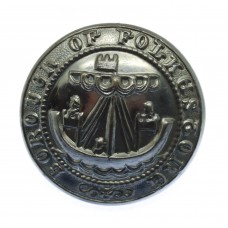 Folkestone Borough Police Chrome Button (26mm)