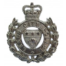 Leeds City Police Wreath Cap Badge - Queen's Crown